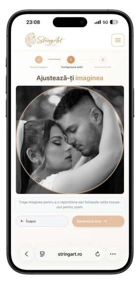 2. Încarcă fotografia ta preferată